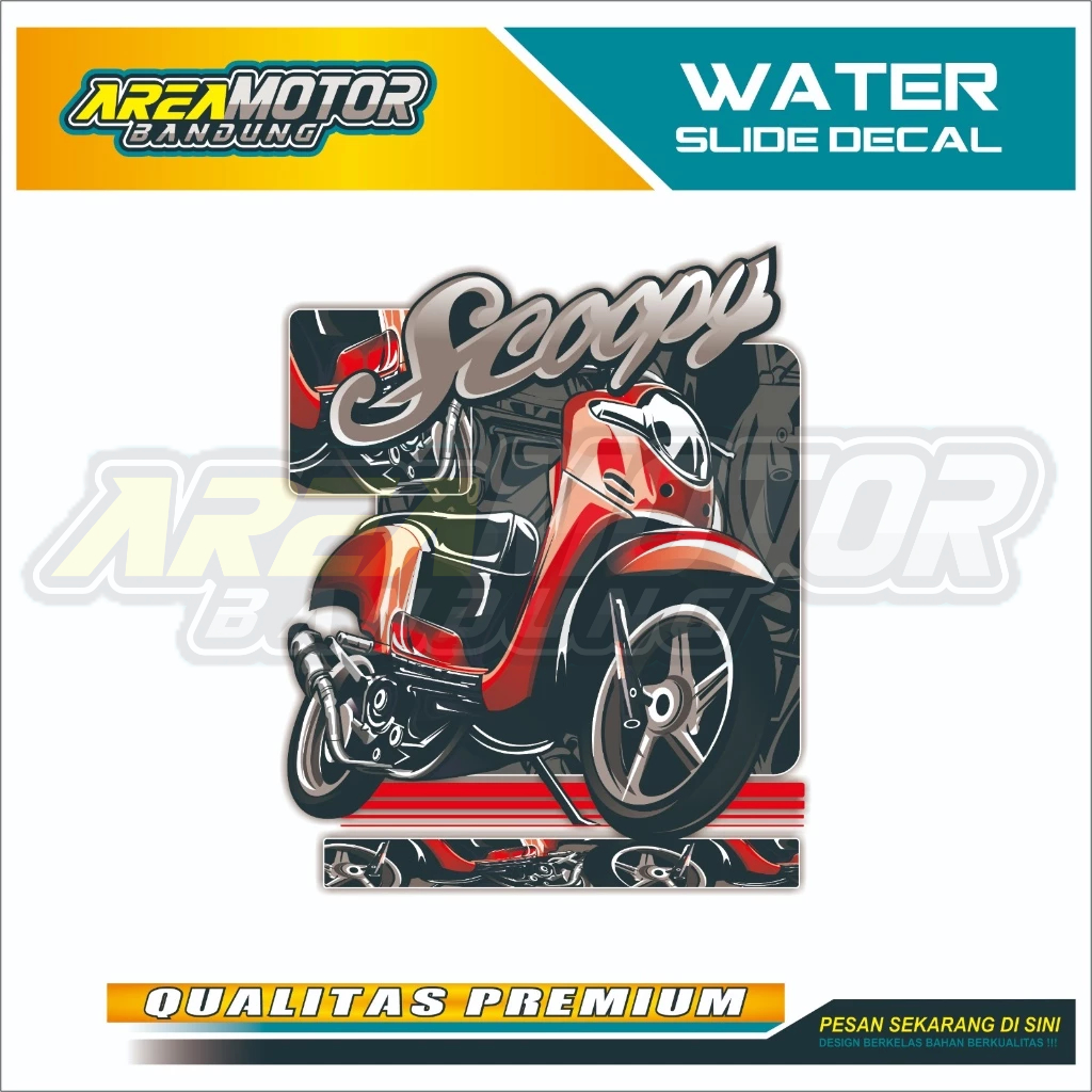 TRANSPARAN WATER SLIDE DECAL MOTOR / TRANSPARAN WATER SLIDE DECAL/WATER DECAL DESIGN RACING MOTOR ST