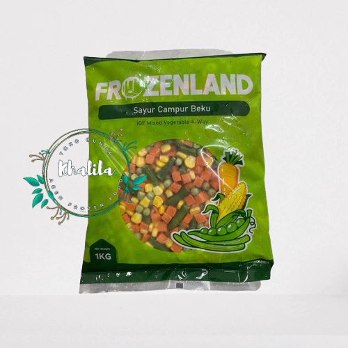 

Mix Vegetable Sayuran Beku Frozen Frozenland Kemasan 1 Kg 1Kg