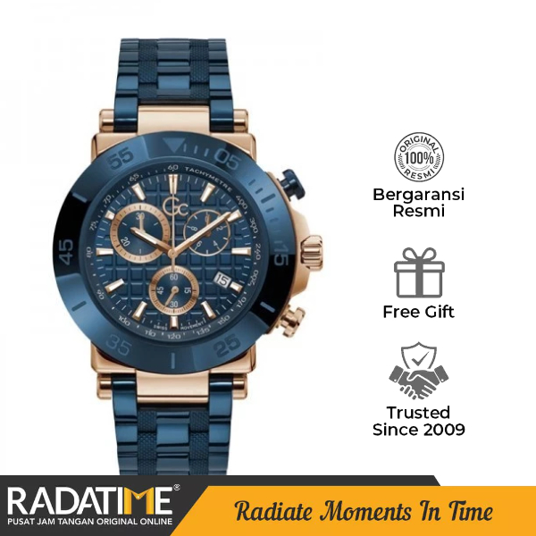 Jam Tangan All Gender Guess Collection Gc One 100% Original Rose Gold Y70001G7MF