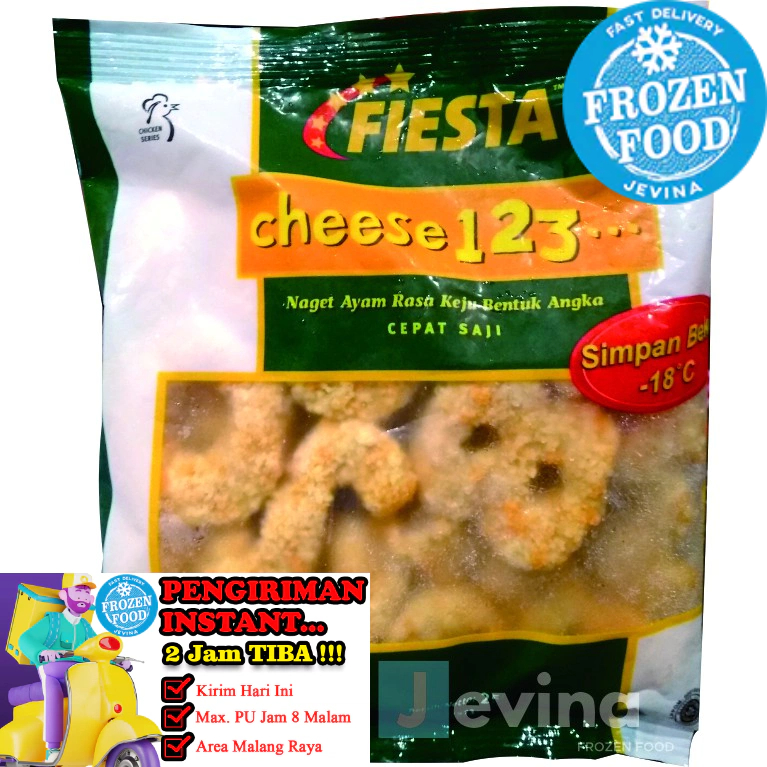 

Fiesta Nugget Keju | Cheese 123 Angka 250g