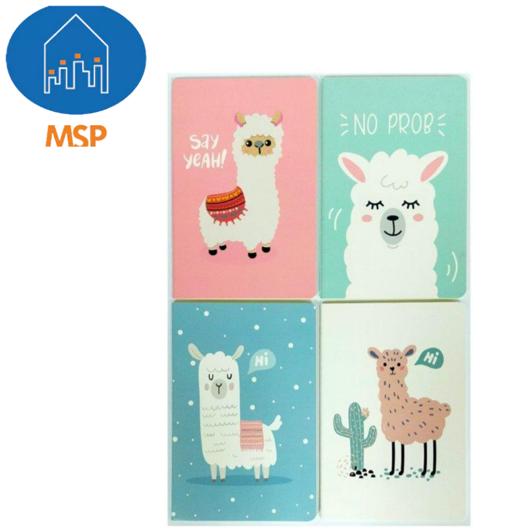 

Notebook Bergaris Set/Buku Catatan Bergaris/Cover Alpaca Big/MSP-A17/1 Set = 4 Pcs