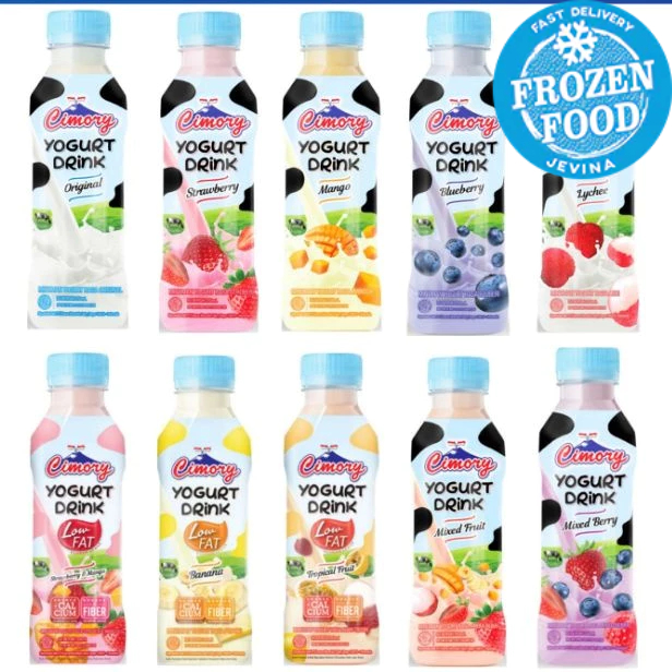 

Cimory Yoghurt Bluberry | Drink Grape | Leci | Mango | Mixberry | Mixed Fruit | Drink Plain | Drink Strawberry 250ml