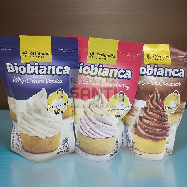 

Zeelandia | Biobianca Whipping Cream Bubuk Instant | 200 Gram