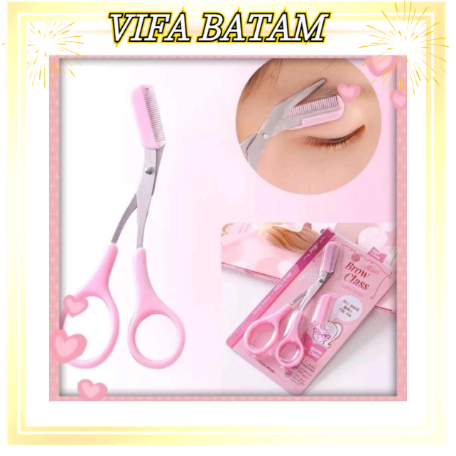 VIFA Alat Cukur Alis Mata/ Gunting Alis Set Eyebrow