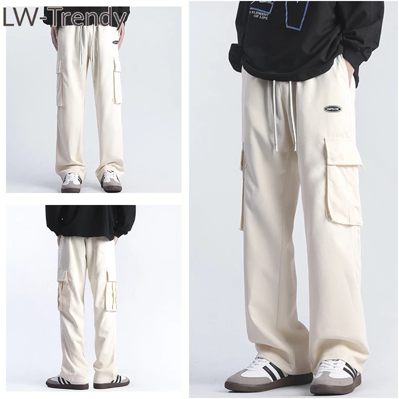 Celana cargo pria celana cargo panjang pria cargo pants pria celana kargo celana cargo cream celana 