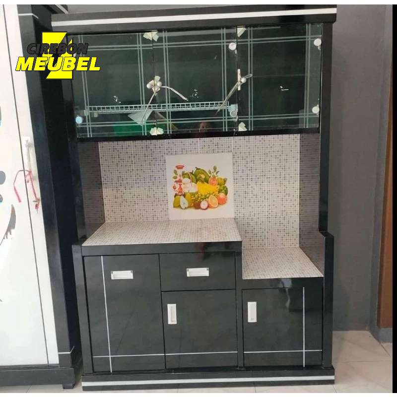 Rak Piring 3 Pintu Rak Dapur Kayu  CIREBON MEUBEL