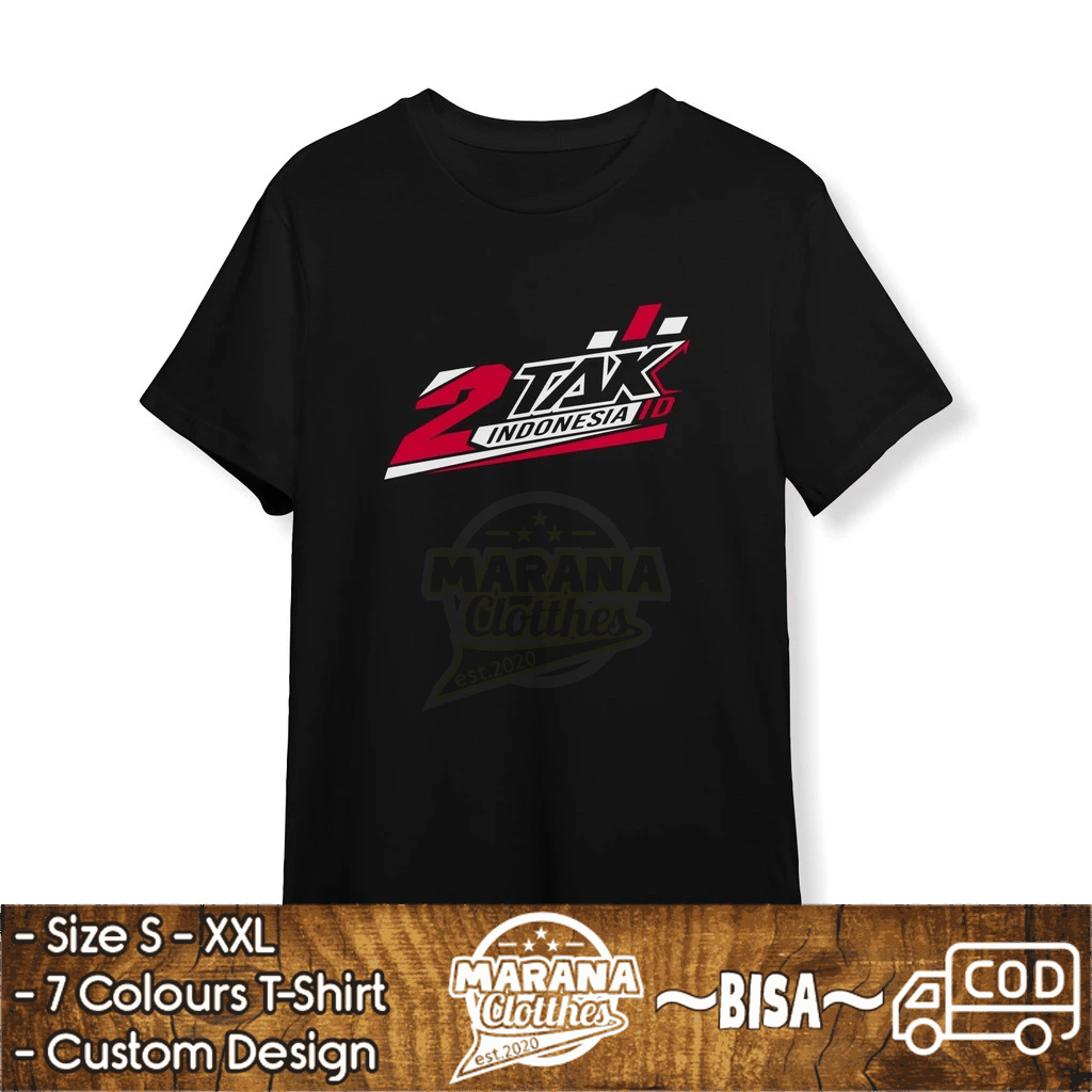 Kaos 2 TAK Indonesia ID Baju Otomotif