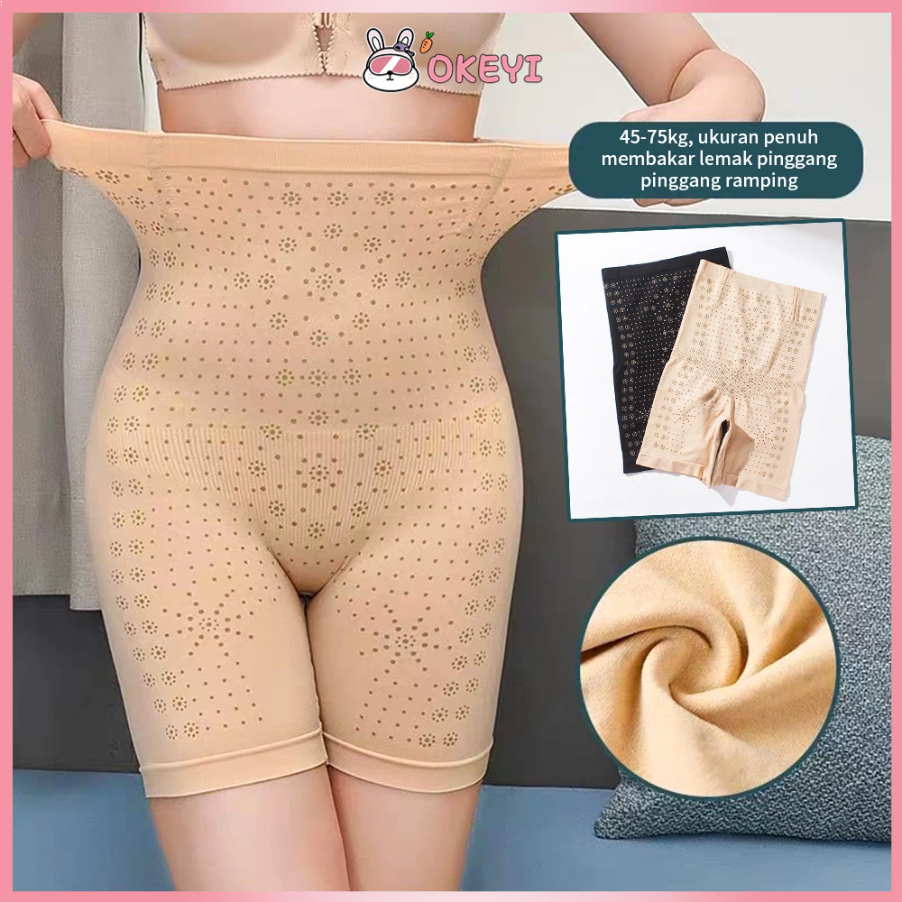 OKEYI Korset celana pelangsing perut dan paha korset pelangsing infrared kawat penyangga
