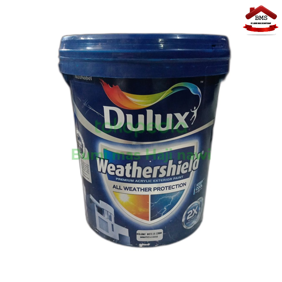 Cat Dulux Weathershield BW Brilliant White 20ltr