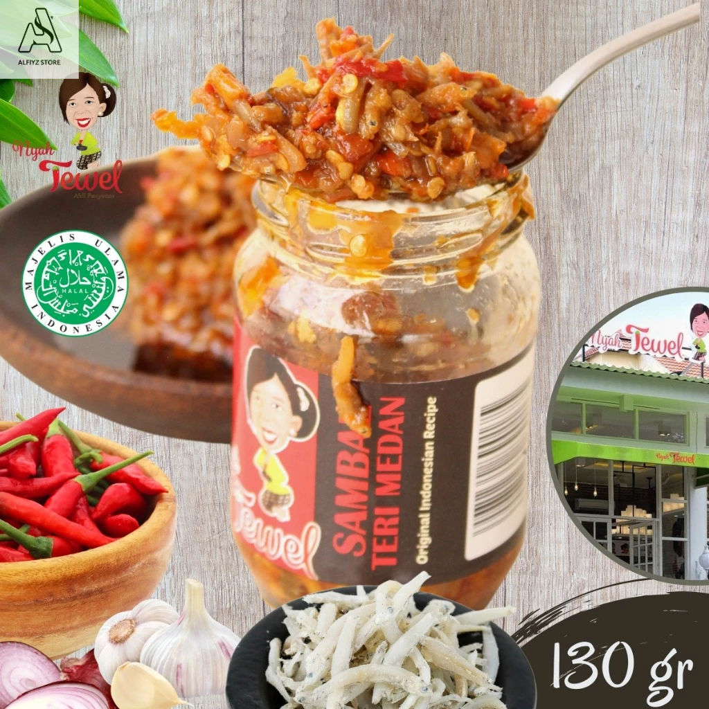 

Sambal Baby Cumi, Matah Cumi, Bawang, Teri, Tuna Khas Resto Nyah Tewel - Sambel Khas Jawa Timur