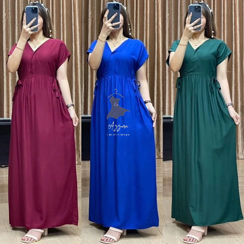 Daster Vera Midi Dress Homedress Rayon Twill/Daster Kimono Rayon Twill Busui