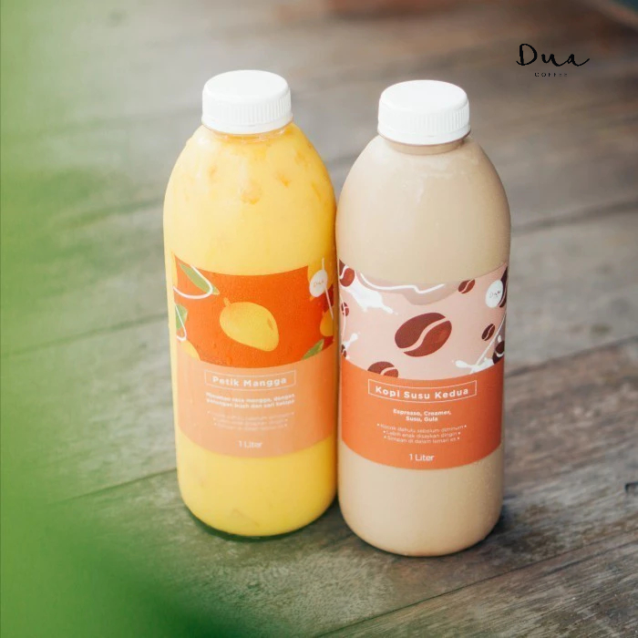 

Bundling Minuman Dua Coffee Petik Mangga + Kopi Susu Kedua 1 liter