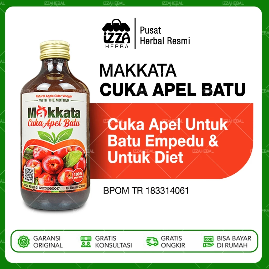 

Cuka Apel Makkata Cuka Apel Untuk Batu Empedu Dan Untuk Diet Original Bpom