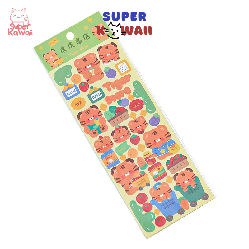

Super Kawaii - [SK10] Sticker Beruang Kartun Lucu Stiker Dekorasi Jurnal / Scrapbook