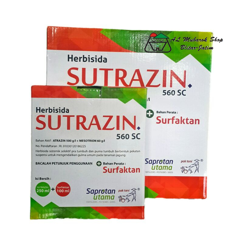 Herbisida Sistemik Jagung Sutrazin 500 ml