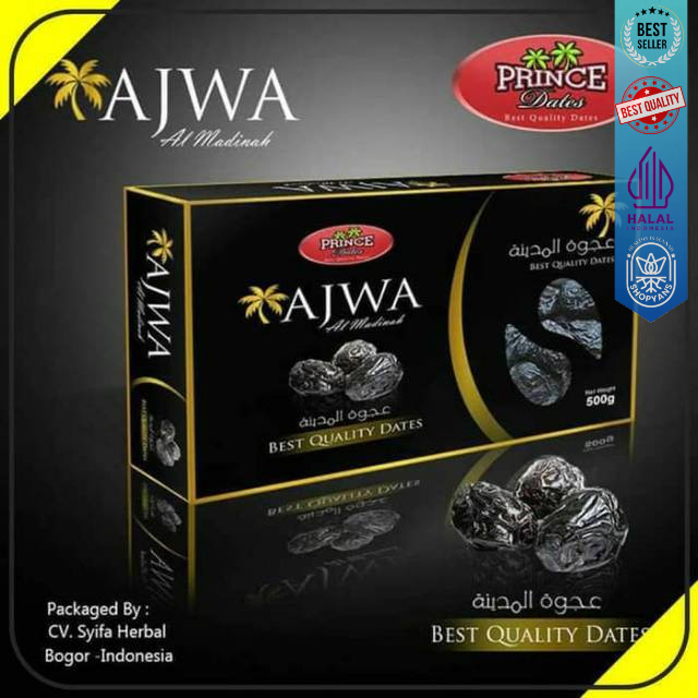 

KURMA Ajwa/Nabi Prince dates madinah 500gr