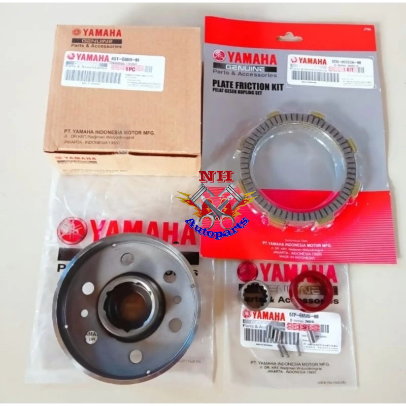 MANGKOK GANDA 4 SET CAGE+PLAT KOPLING VEGA R/VEGA R NEW/CRYPTON JUPITER