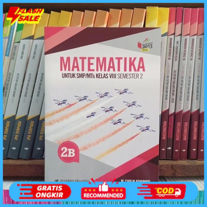 

SALE Buku Matematika Kelas 2 SMP/MTs 2B Erlangga Termurah