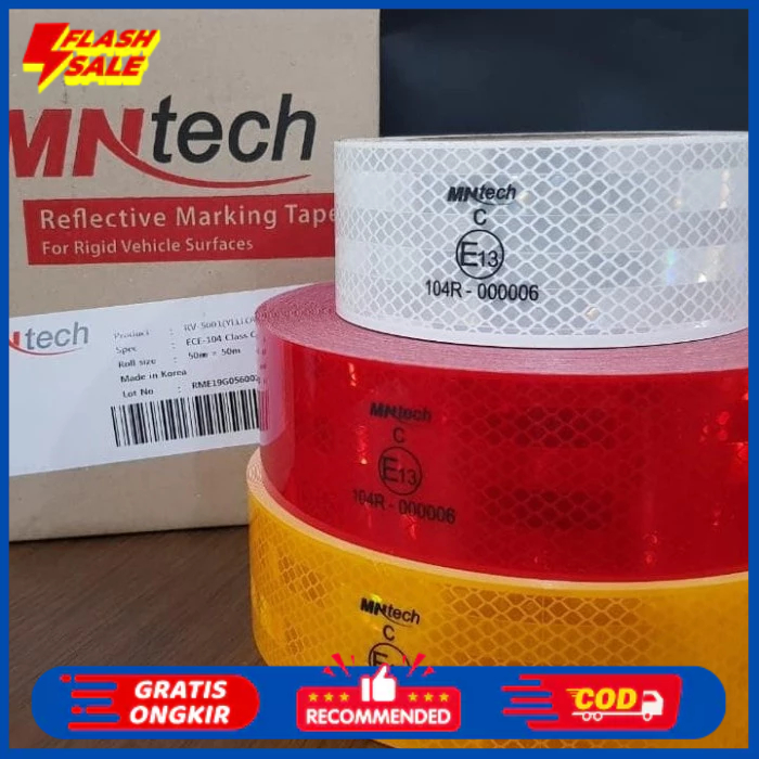 

Stiker Reflektor uji KIR Dishub MNTECH