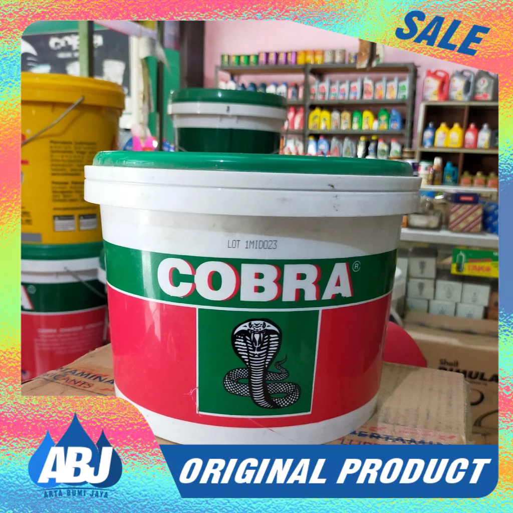Pasline/Grease Cobra Hijau 4,5Kg Ember