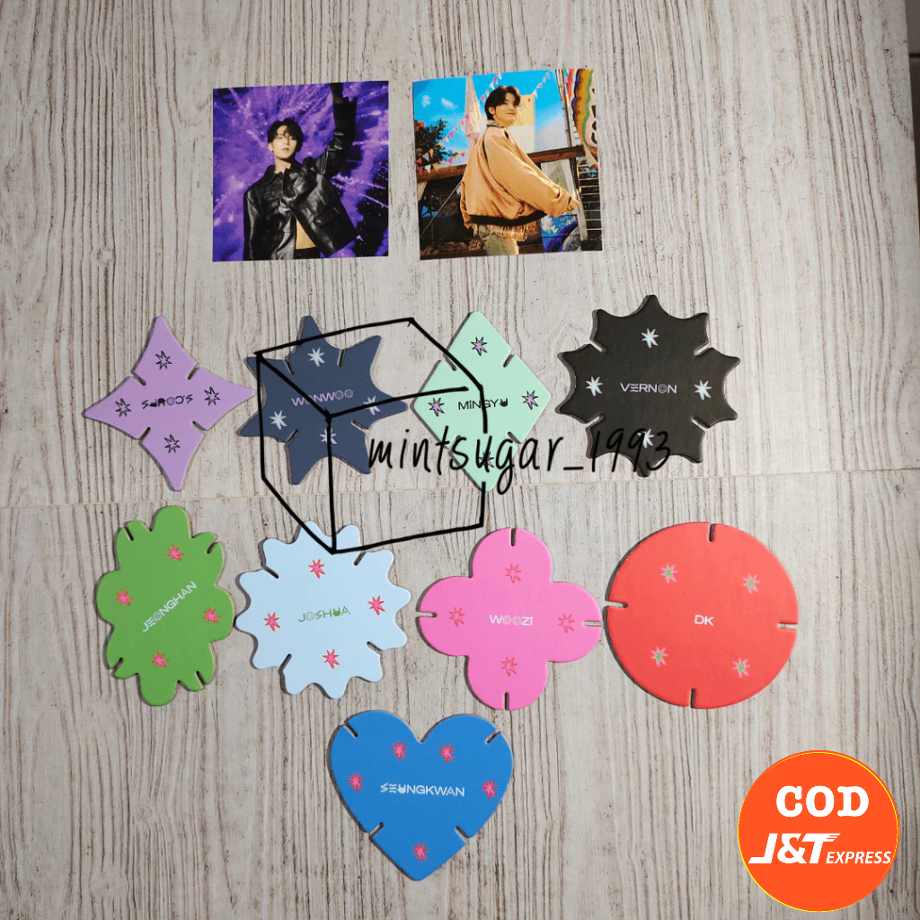 [ INCLUDE PACKING ] SHARING SEVENTEEN REGULAR ALBUM FML / SEVENTEENTH HEAVEN OFFICIAL ( sticker / pa