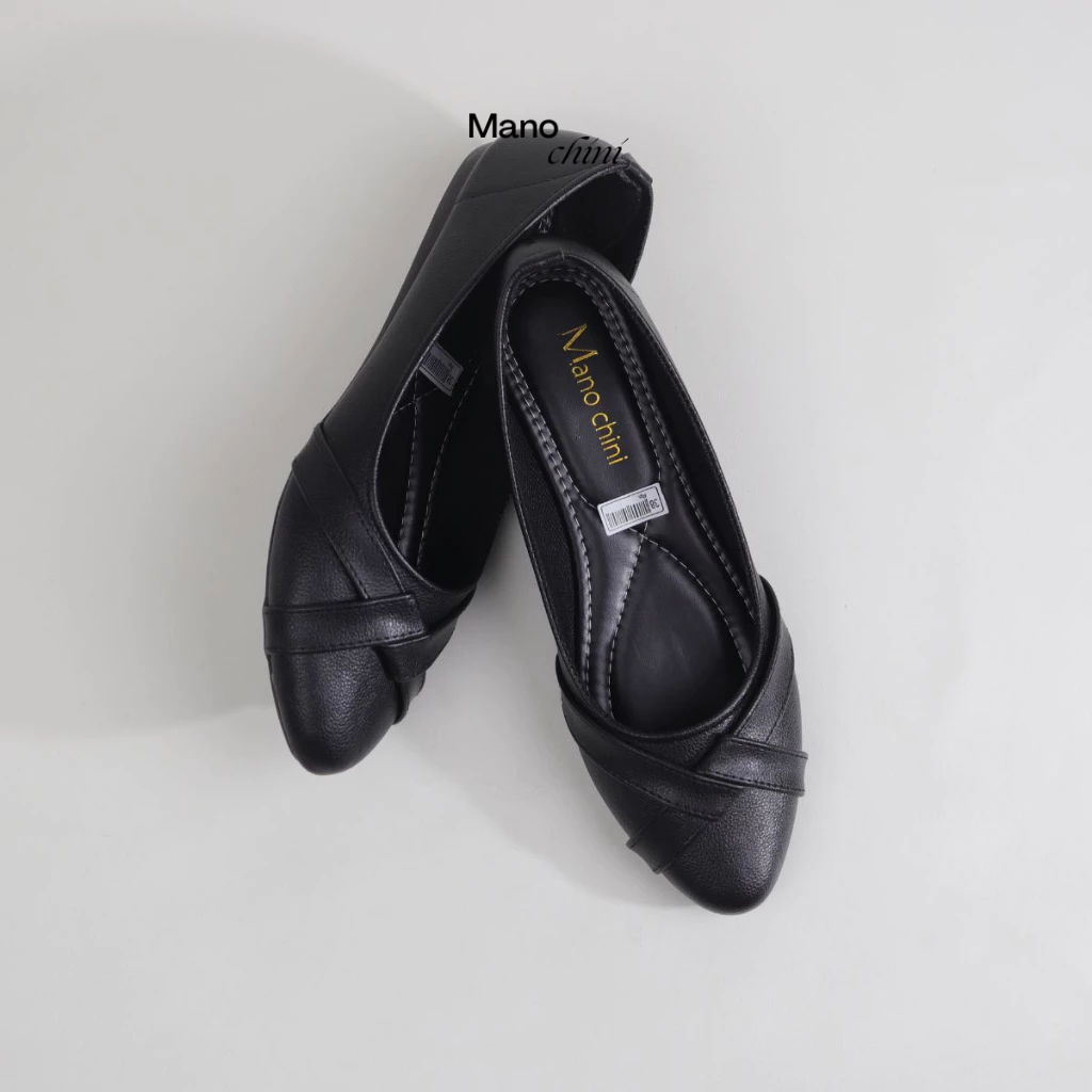 Sepatu Sandal Wanita Flat Shoes Sol Karet Lentur HR44