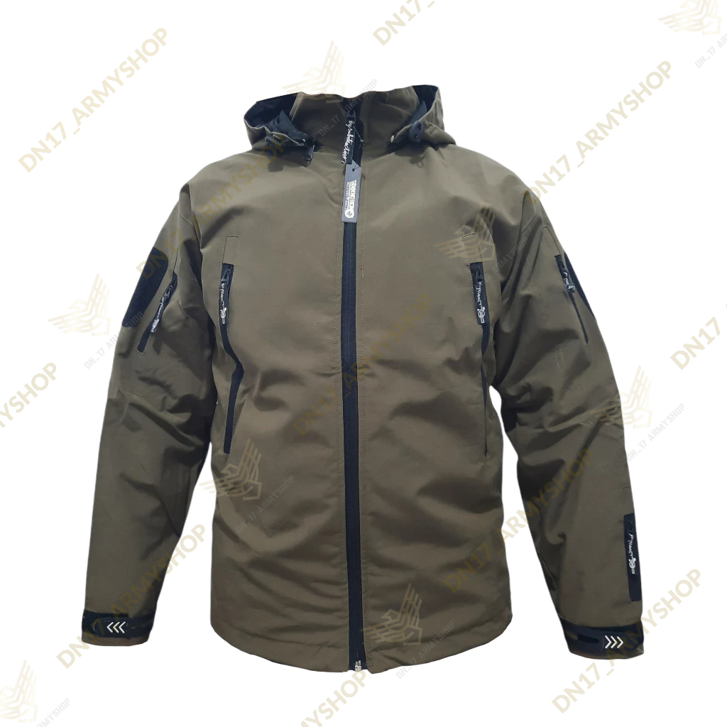 Jaket TAD Hoodie Tactical lokal produk hijau pol-pp/brimob/olive taslan