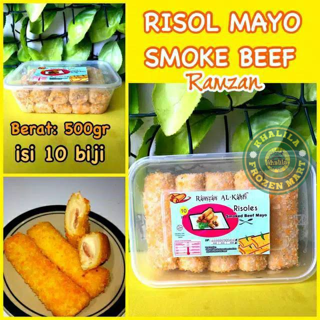 

RISOL MAYO SMOKED BEEF ISI 10 PCS RISOLES MAYONES FROZEN FOOD