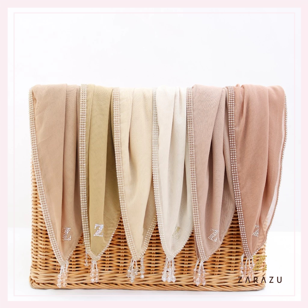 Button Chic Scarves - Donna Paris Japan Diamond Scarf Premium by Zarazu