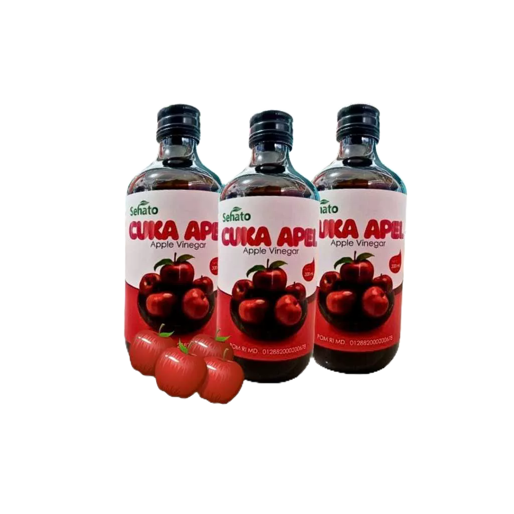 

Sehato CUKA APEL Apple Vinegar Obat Alami Perawatan Kecantikan Sari Buah Apel Fermentasi Netto 300ml Premium Original