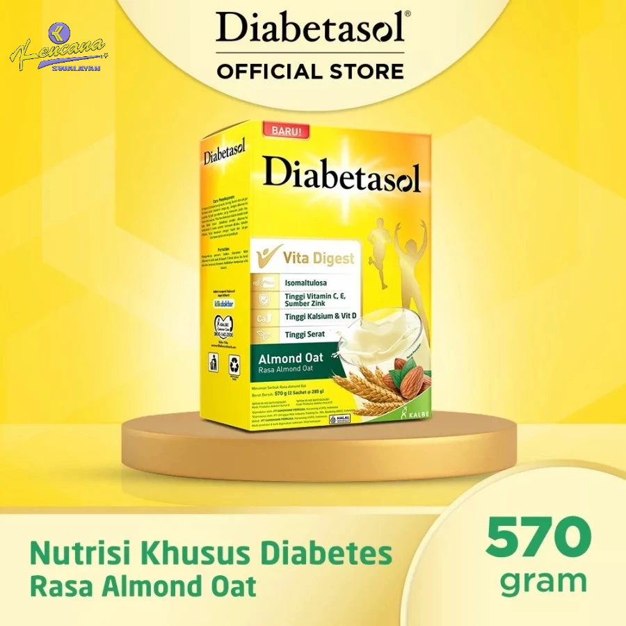 

Diabetasol Susu rRasa Almond/capucino/chocolate/vanila 570g-Susu Diabet