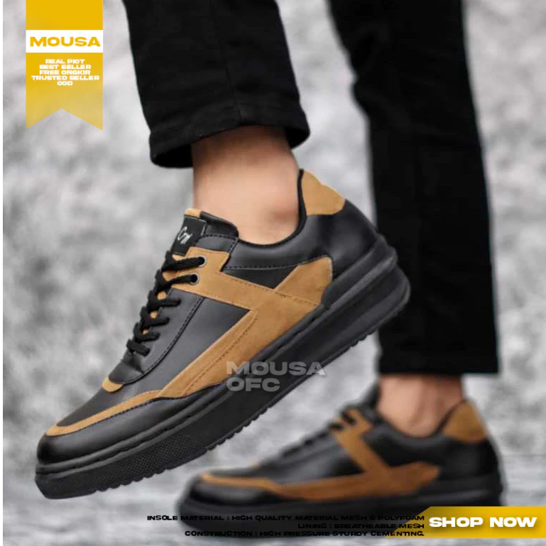 Sepatu Oxford Formal Hitam Pria Sepatu Casual Hitam Pria