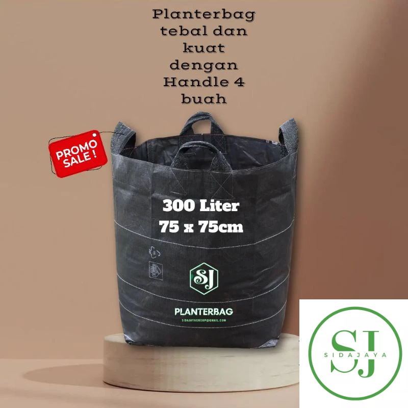 Planter bag 300 liter polybag hitam tebal dan kuat