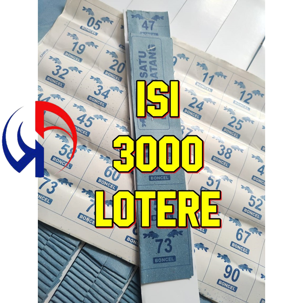 MAINAN KUPON LOTRE CABUT ISI 3000 KUPON