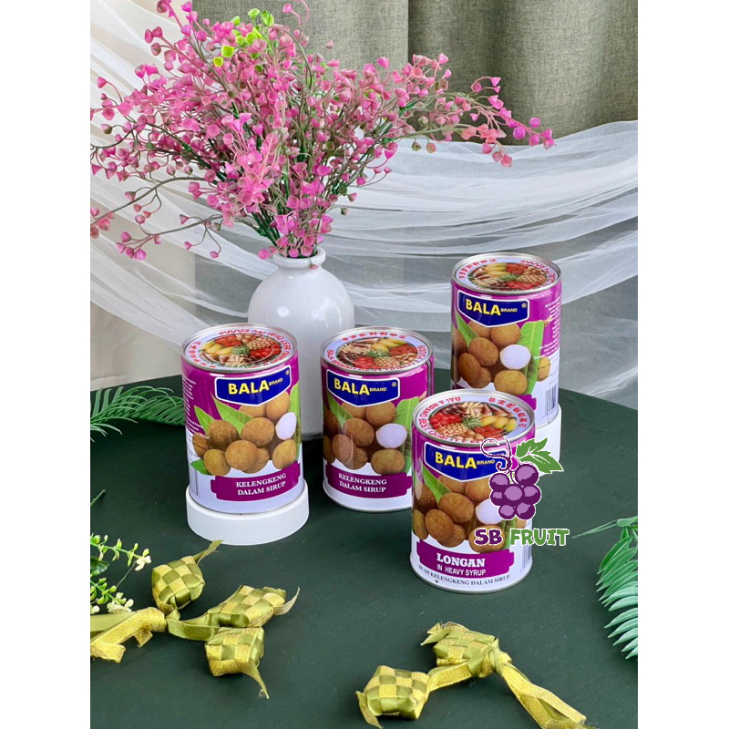 

Longan Kaleng Ungu Bala 565g gram / buah kelengkeng dalam sirup