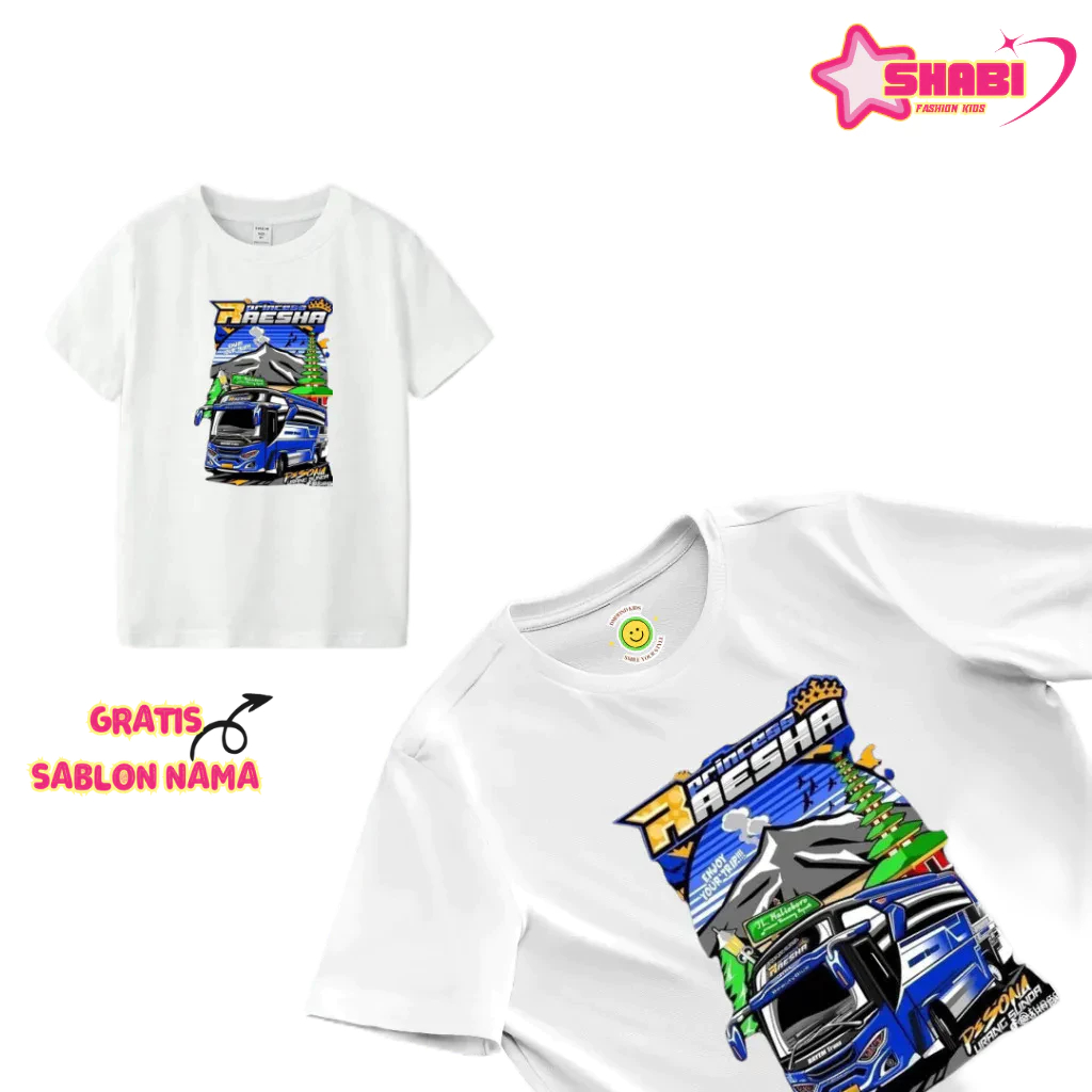 KAOS BUS TUAN MUDA AZKHA WIJAYA TRANS ANAK -SHABI_KIDS