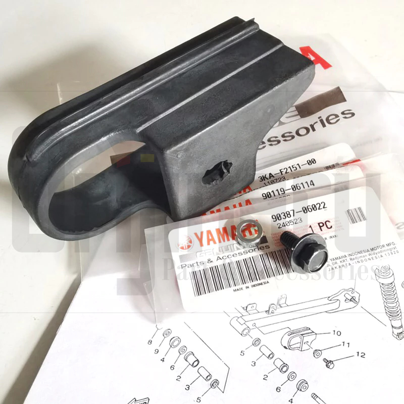 BAUT BOSH KARET ARM TAHANAN RANTAI RXKING ORIGINAL 3KA-F2151-00 90119-06117 90387-06022