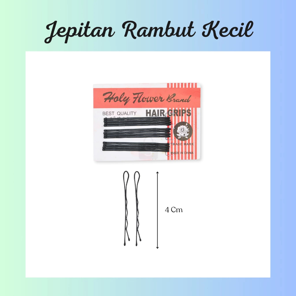 Jepit Rambut Sanggul Pendek Flower Brand