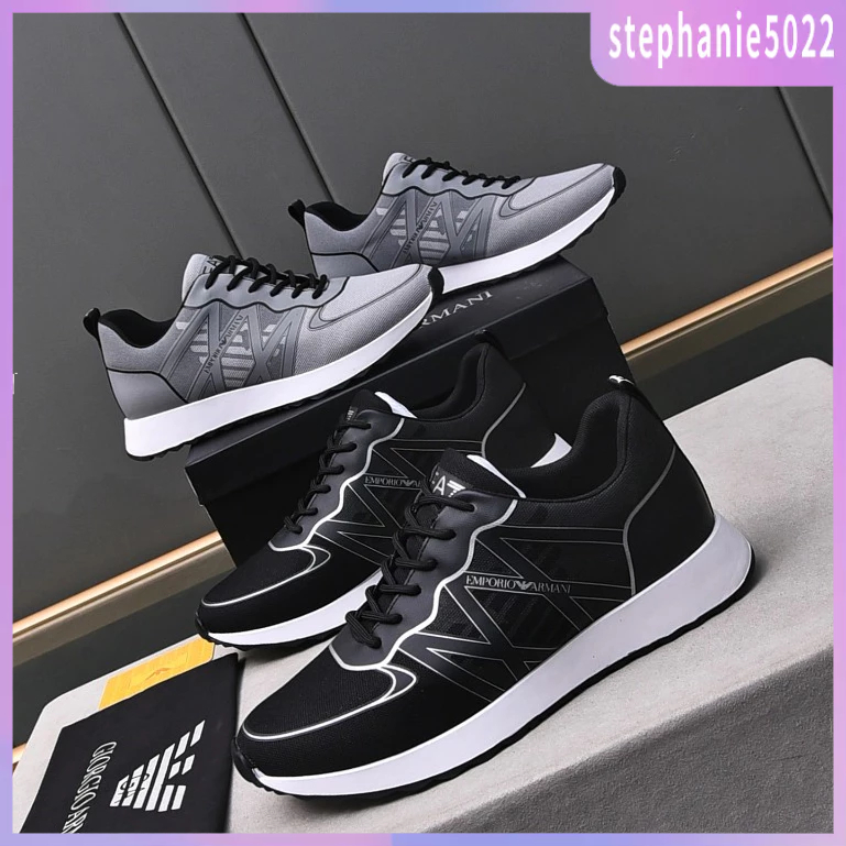 2024 New Armani Men's Shoes Fashion Men's Casual Shoes Sports Shoes Classic