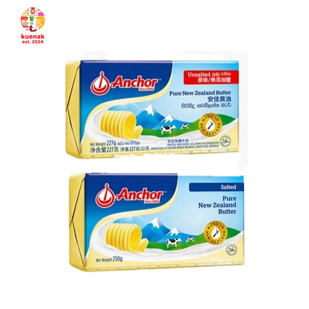 

Anchor Salted/Unsalted Butter 227gr - 2kg