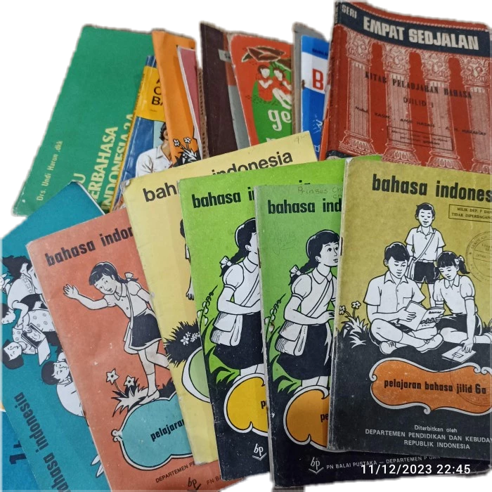 buku pelajaran bahasa indonesia jadul lama