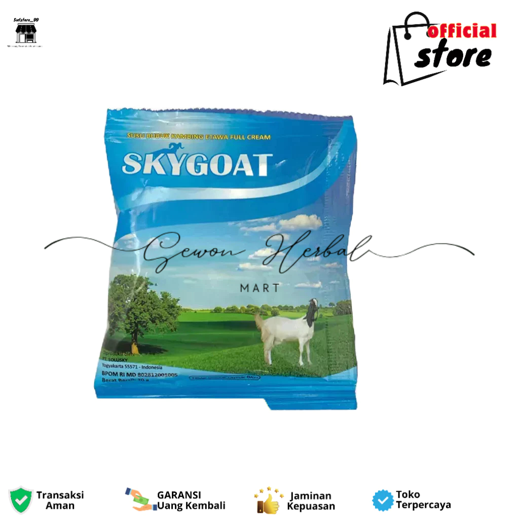 

TERLARISSS!!! Susu Kambing Skygoat Sachet Murah Asli Jogja