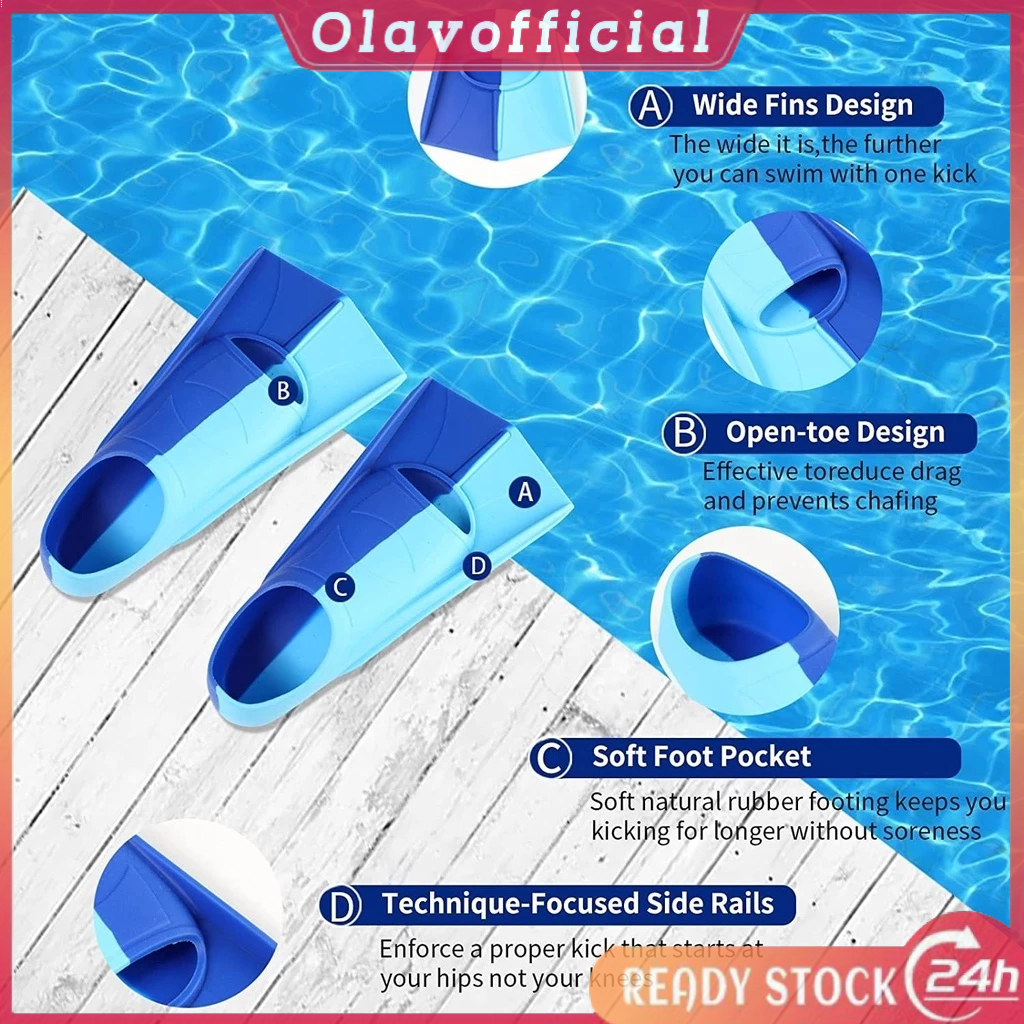 【COD】Kaki Katak Renang Anak Kaki Katak Renang Fins Renang Anak Fins Berenang Fin Diving Fin Renang A