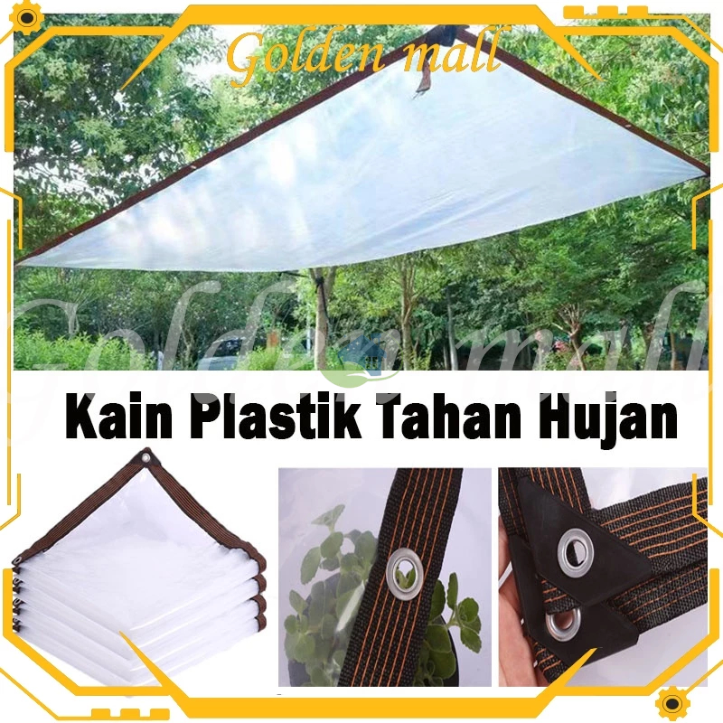 COD Terpal plastik bening /plastik UV green house /tebal plastik bening transparan /Terpal Anti Air 