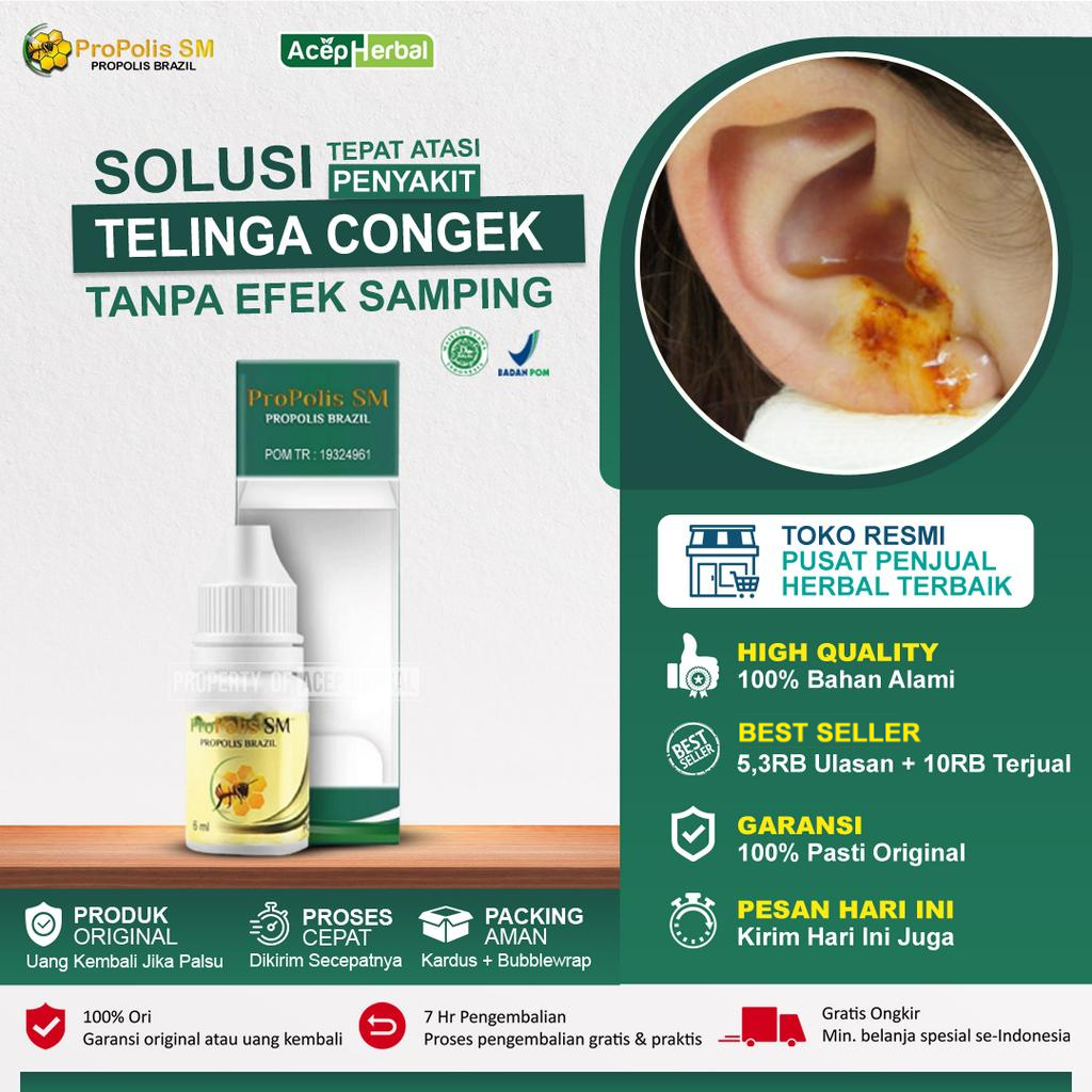 Obat Tetes Telinga, Obat Congek Telinga Bernanah, Infeksi Telinga, Curek, Telinga Berdengung, Obat T