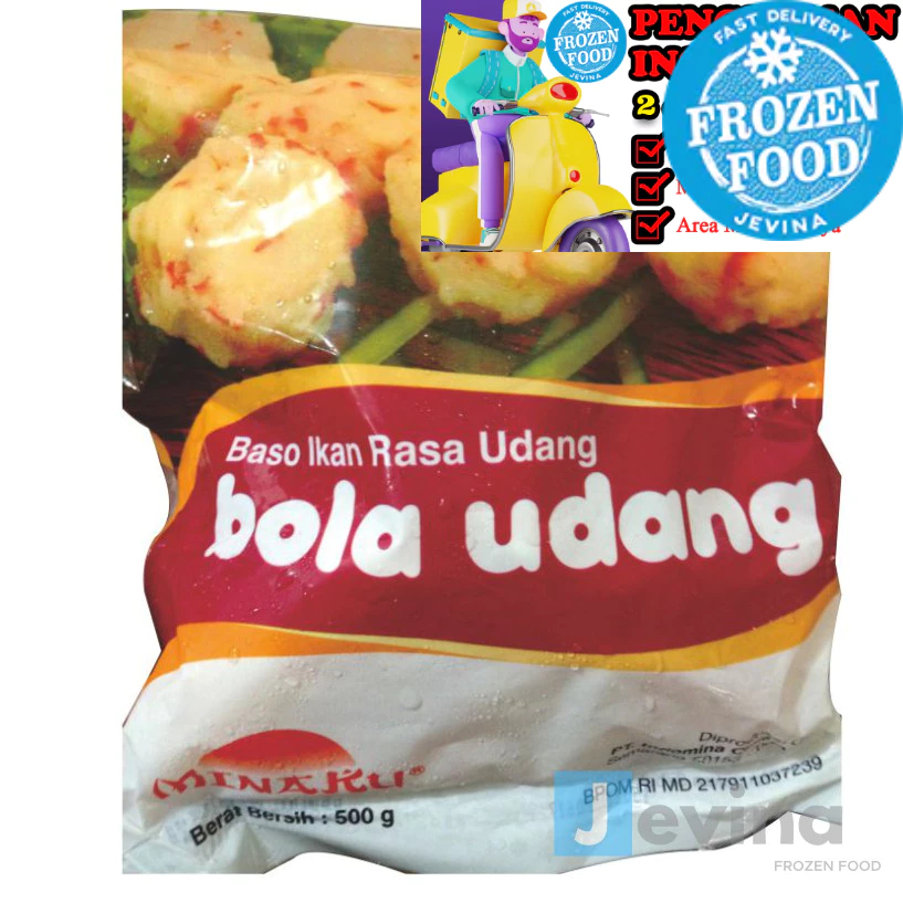 

Minaku Bola Udang 500gr (Bakso Udang)