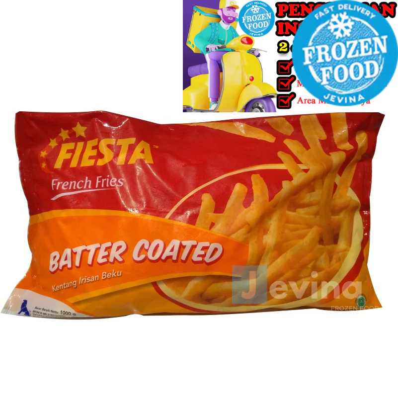 

Fiesta Kentang Keju Batter Shoestring 1000g