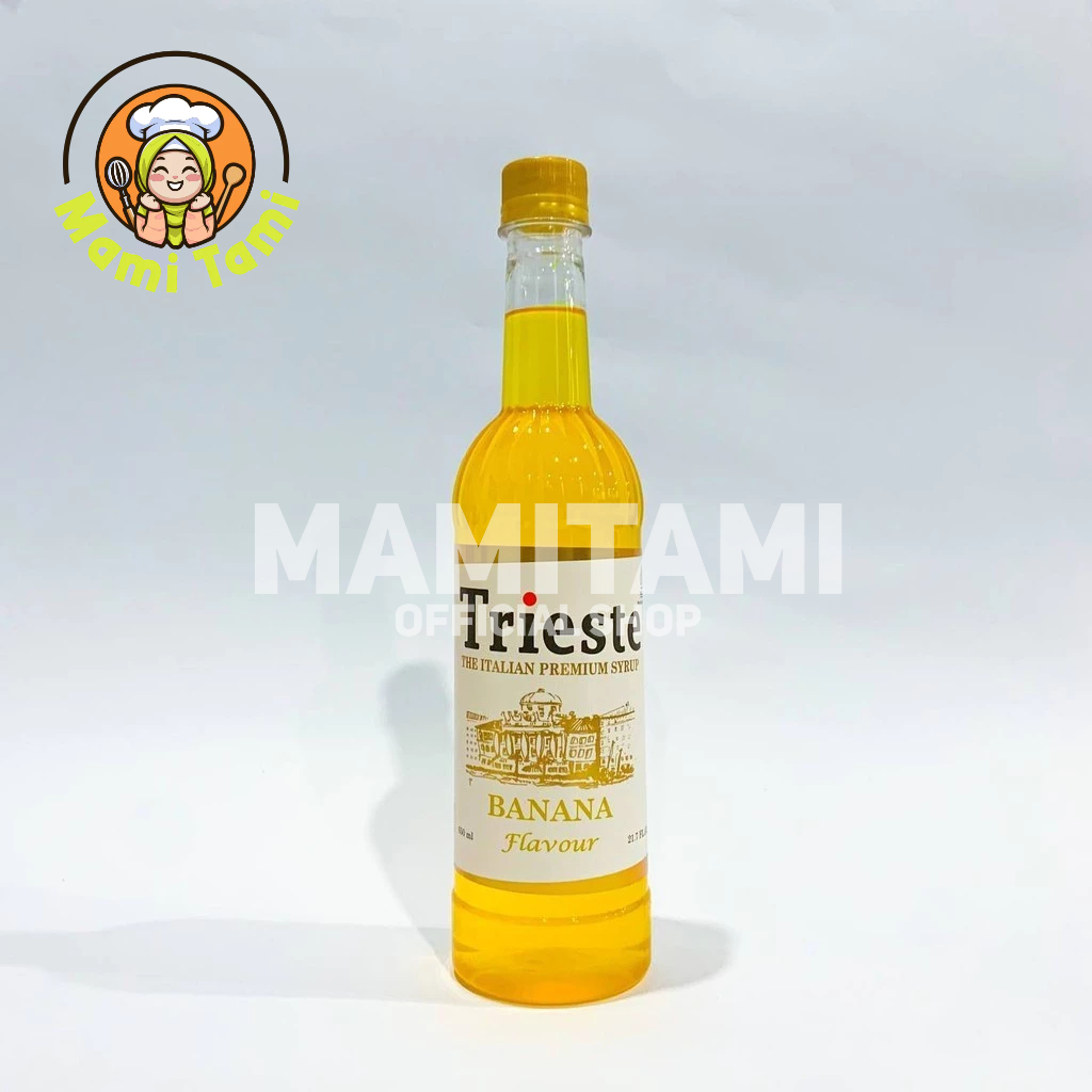 

Mami Tami - Trieste Syrup Banana Premium Flavor 650 ml - HALAL MUI