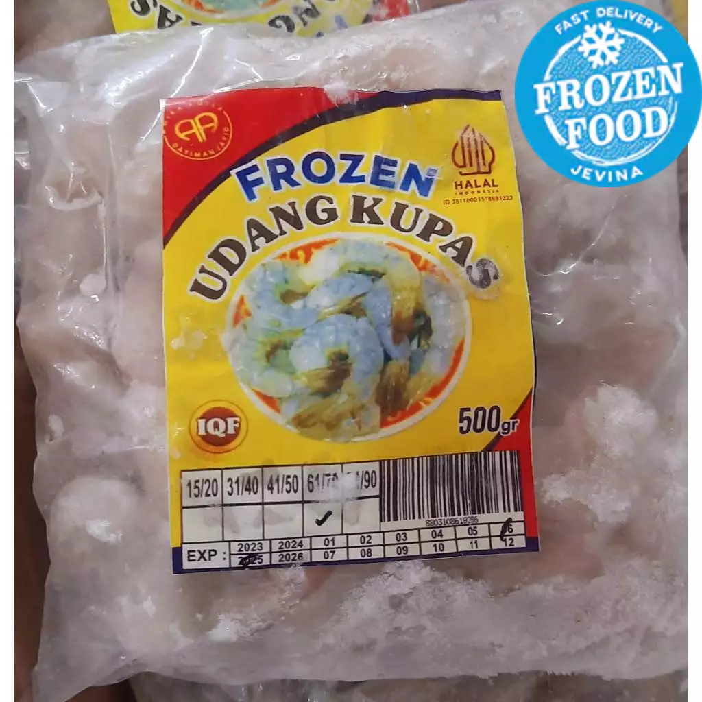 

AA Frozen Udang Kupas Size 61 500 Gr