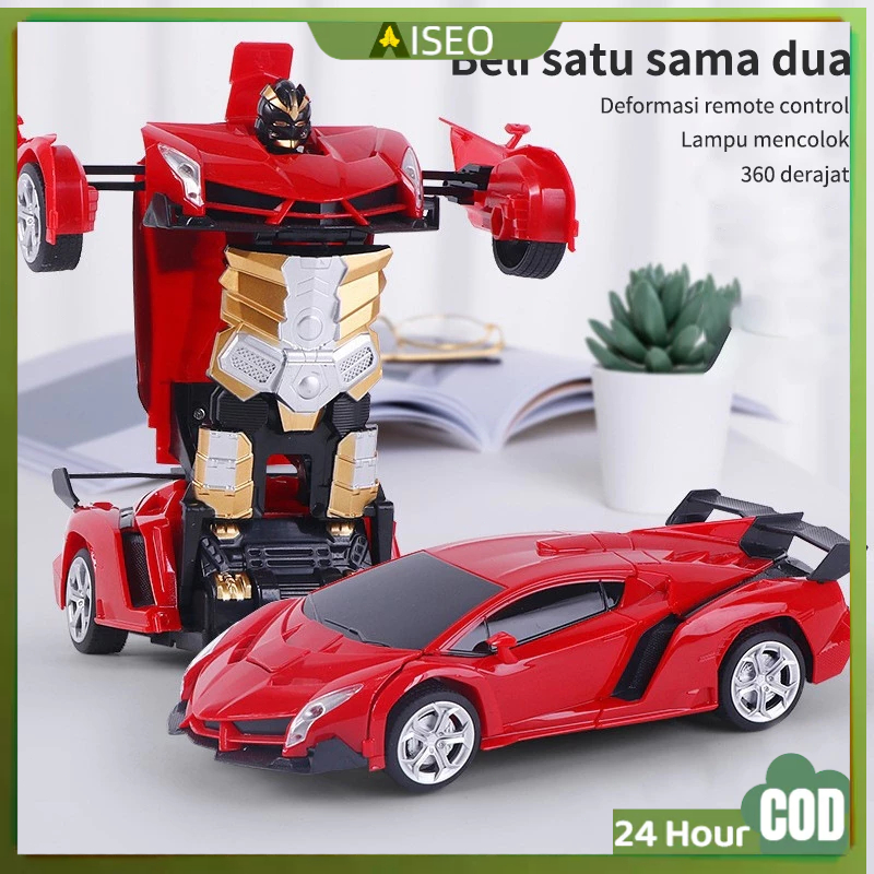 

MURAH CODRC 1: 18 MOBIL REMOT JADI ROBOT PREMIUM BATERAI CAS/ RC MOBIL REMOTE ROBOT / MAINAN /